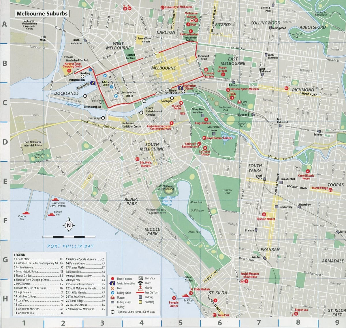墨尔本社区地图